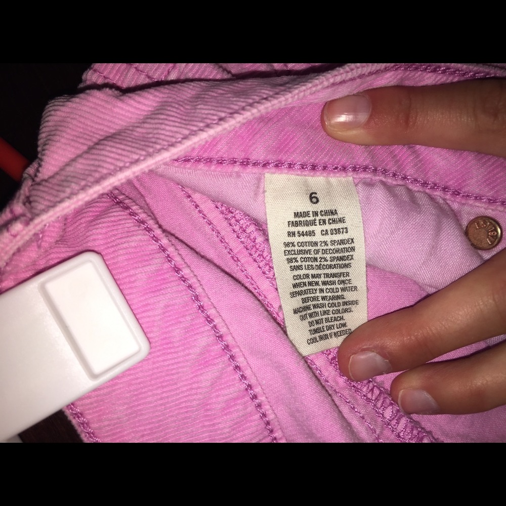Corduroy mid rise shorts - Picture 3 of 4
